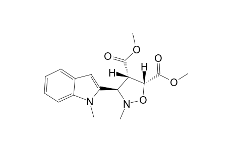 (3S*,4R*,5S*)-4,5-BIS-(METHOXYCARBONYL)-2-METHYL-3-(1'-METHYLINDOL-2'-YL)-ISOXAZOLIDINE