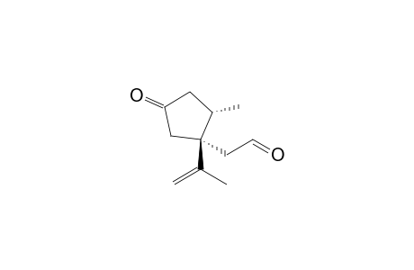 (3S,4S)-3-Isopropenyl-3-(formylmethyl)-4-methylcyclopentanone