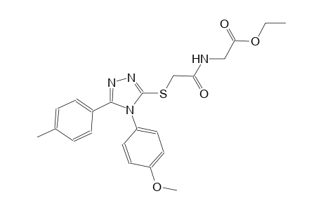 ethyl [({[4-(4-methoxyphenyl)-5-(4-methylphenyl)-4H-1,2,4-triazol-3-yl]sulfanyl}acetyl)amino]acetate