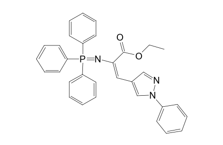 N-[2-(1-phenyl-4-prrazolyl)-1-(ethoxycarbonyl)ethenyl]triphenyliminophosphorane