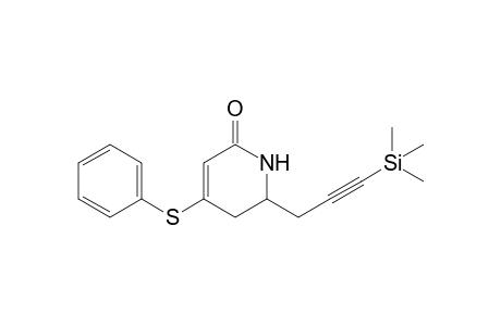 4-(Phenylthio)-6-(3-(trimethylsilyl)prop-2-ynyl)-5,6-dihydropyridin-2(1H)-one