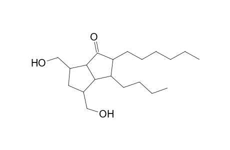 4,6-Bis(hydroxymethyl)-2-hexyl-3-butylhexahydropentalen-1(2H)-one