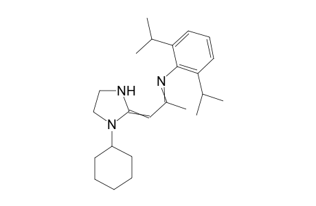 [2-(1-Cyclohexyl-imidazolidine-2-ylidene)-1-methylethylidene]-(2,6-diisopropylphenyl)amine