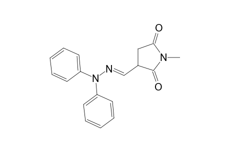 N,N-Diphenylhydrazone of .alpha.-Formyl-N-methylsuccinimide
