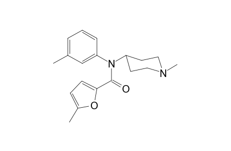 5-Methyl-N-(3-methylphenyl)-N-(1-methylpiperidin-4-yl)furan-2-carboxamide