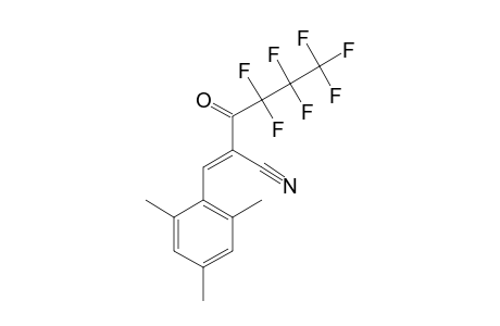 (E)-2-CYANO-4,4,5,5,6,6,6-HEPTAFLUORO-1-MESITYLHEX-1-EN-3-ONE
