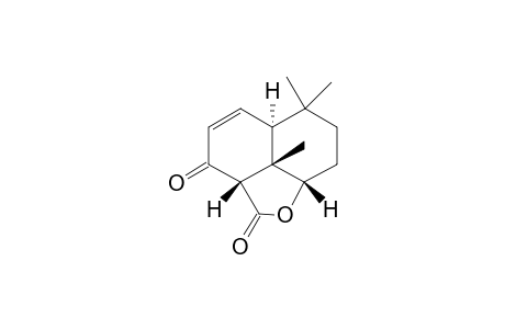 (2a.beta.,5a.alpha.,8a.beta.,8b.beta.)-2a,3,5a,6,7,8,8a,8b-octahydro-3-oxo-6,6,8b-trimethyl-2H-naphtho[1,8-bc]furan-2-one