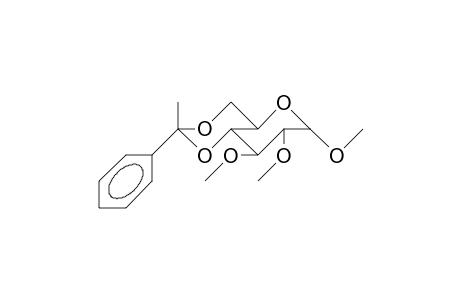Methyl 4,6-O-(R)-(2'-methyl-benzylidene)-2,3-di-O-methyl-A,D-glucopyranoside