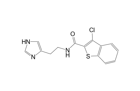 3-chloro-N-[2-(1H-imidazol-4-yl)ethyl]-1-benzothiophene-2-carboxamide