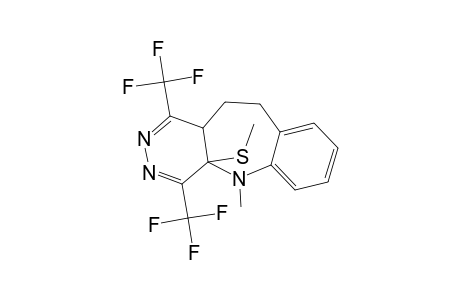 5,10,11,11a-Tetrahydro-5-methyl-4a-methylthio-1,4-bis(trifluoromethyl)-4aH-pyridazino[4,5-b][1]benzazepine