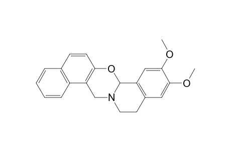 9,10-Dimethoxy-12,13-dihydro-7aH,15H-naphtho[1',2':5,6][1,3]oxazino[2,3-a]isoquinoline