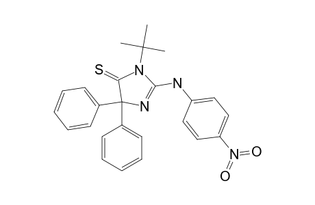 3-TERT.-BUTYL-5,5-DIPHENYL-2-[(4-NITROPHENYL)-IMINO]-4-THIOXO-1,3-DIAZOLIDINE