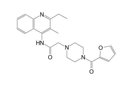 N-(2-ethyl-3-methyl-4-quinolinyl)-2-[4-(2-furoyl)-1-piperazinyl]acetamide