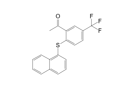 2-Acetyl-4-trifluoromethylphenyl naphthyl sulfide