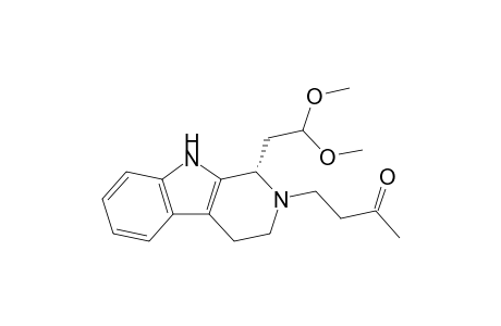 4-[(1S)-1-(2,2-dimethoxyethyl)-1,3,4,9-tetrahydro-$b-carbolin-2-yl]butan-2-one