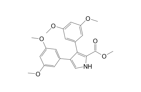 3,4-Bis(3,5-dimethoxyphenyl)-1H-pyrrole-2-carboxylic acid methyl ester