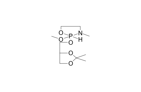 2-(1,2-ISOPROPYLIDENEGLYCERO-3)-2-METHOXY-2H-3-METHYL-1,3,2-OXAZAPHOSPHOLANE