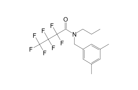 Heptafluorobutyramide, N-(3,5-dimethylbenzyl)-N-propyl-