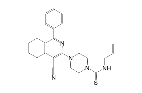 1-piperazinecarbothioamide, 4-(4-cyano-5,6,7,8-tetrahydro-1-phenyl-3-isoquinolinyl)-N-(2-propenyl)-