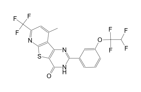 9-methyl-2-[3-(1,1,2,2-tetrafluoroethoxy)phenyl]-7-(trifluoromethyl)pyrido[3',2':4,5]thieno[3,2-d]pyrimidin-4(3H)-one