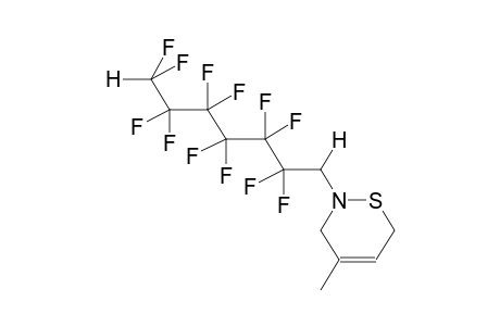 2-(2,2,3,3,4,4,5,5,6,6,7,7-DODECAFLUOROHEPTYL)-4-METHYL-3,6-DIHYDRO-1,2-THIAZINE