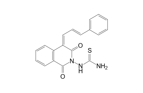 1-((Z)-1,3-Dioxo-4-((E)-3-phenylallylidene)-3,4-dihydroisoquinolin-2(1H)-yl)thiourea