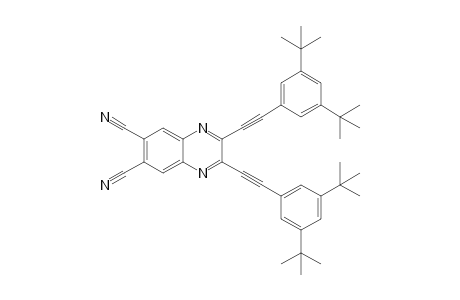 6,7-Dicyano-2,3-bis(3,5-di(tert-butyl)phenylethynyl)quinoxaline