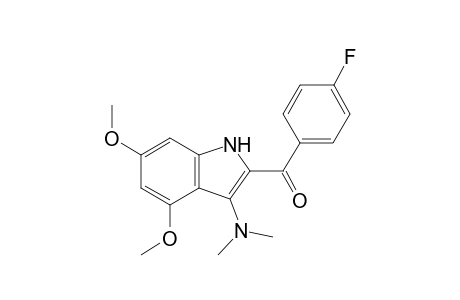 [3-(Dimethylamino)-4,6-dimethoxy-1H-indol-2-yl](4-fluorophenyl)methanone