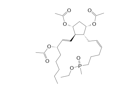 2-DECARBOXY-2-(O-ETHYL-P-METHYLPHOSPHINICO)-PROSTAGLANDIN-F(2-ALPHA)-TRIACETATE