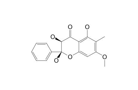 CIS-2,3,5-TRIHYDROXY-6-METHYL-7-METHOXY-FLAVANONE