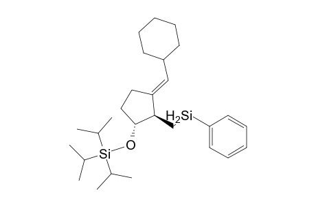 (3E,1R*,2R*)-3-(Cyclohexylmethylene)-2-[(phenylsilyl)methyl]-1-[(triisopropylsilyl)oxy]cyclopentane