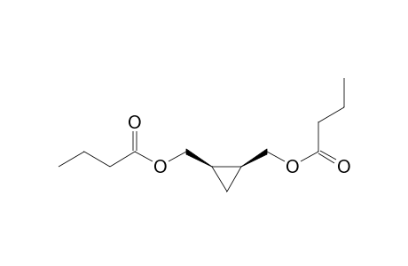 Butanoic acid, 1,2-cyclopropanediylbis(methylene) ester, cis-