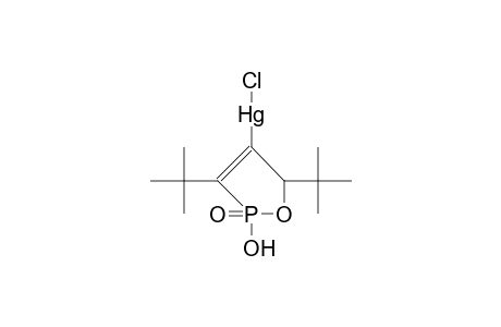 1,5-Di-tert-butyl-4-chloromercury-1,2-oxaphosphol-3-ene