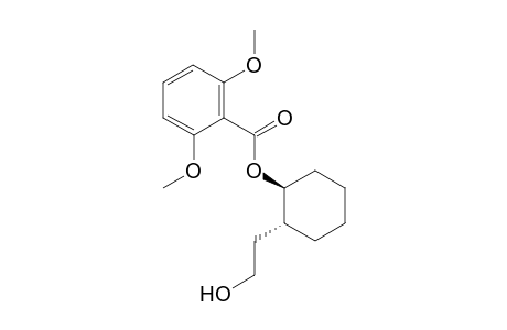 (1S,2R)-2-(2-hydroxyethyl)cyclohexyl 2,6-dimethoxybenzoate