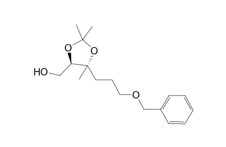 {(4S,5R)-5-[3-(Benzyloxy)propyl]-2,2,5-trimethyl-1,3-dioxolan-4-yl}methanol