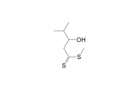 Methyl 3-Hydroxy-4-methylpentanedithioate