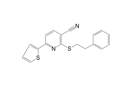 2-[(2-Phenylethyl)sulfanyl]-6-(2-thienyl)nicotinonitrile