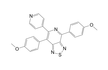 4,7-Di(para-methoxyphenyl)-6-(pyridin-4-yl)-1,2,5-thiadiazolo(3,4-c)pyridine