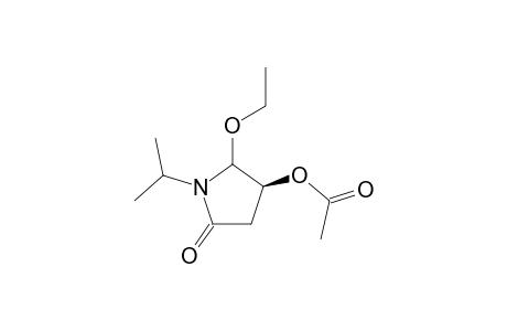 (4S,5RS)-4-ACETOXY-5-ETHOXY-1-ISOPROPYL-2-PYRROLIDINONE;MAJOR-ISOMER