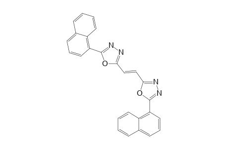 2-(1-naphthalenyl)-5-[(E)-2-[5-(1-naphthalenyl)-1,3,4-oxadiazol-2-yl]ethenyl]-1,3,4-oxadiazole