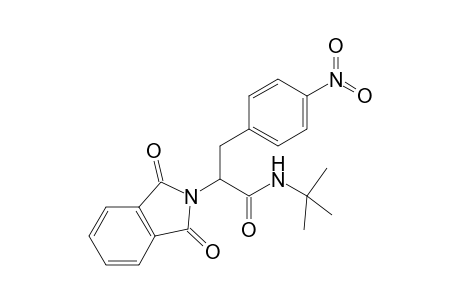 2-[1,3-bis(oxidanylidene)isoindol-2-yl]-N-tert-butyl-3-(4-nitrophenyl)propanamide