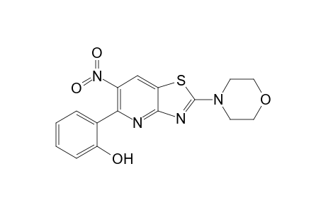 2-(2-Morpholino-6-nitrothiazolo[4,5-b]pyridin-5-yl)phenol