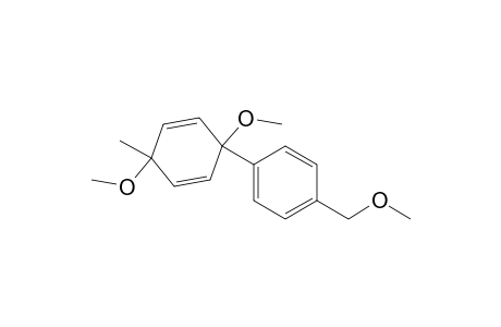 Benzene, 1-(1,4-dimethoxy-4-methyl-2,5-cyclohexadien-1-yl)-4-(methoxymethyl)-