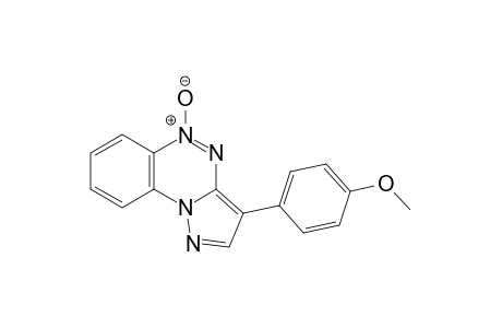 3-(p-METHOXYPHENYL)PYRAZOLO[5,1-c][1,2,4]BENZOTRIAZINE, 5-OXIDE