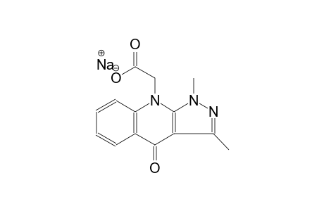 sodium (1,3-dimethyl-4-oxo-1,4-dihydro-9H-pyrazolo[3,4-b]quinolin-9-yl)acetate