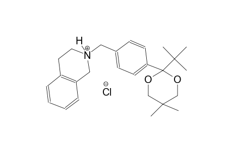 2-[4-(2-tert-butyl-5,5-dimethyl-1,3-dioxan-2-yl)benzyl]-1,2,3,4-tetrahydroisoquinolinium chloride