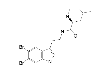 ALTERNATAMIDE-D;5,6-DIBROMOTRYPTAMINE-N-METHYLLEUCINE-AMIDE