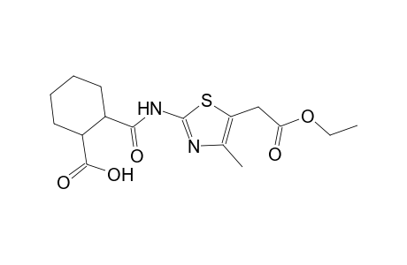 2-({[5-(2-ethoxy-2-oxoethyl)-4-methyl-1,3-thiazol-2-yl]amino}carbonyl)cyclohexanecarboxylic acid