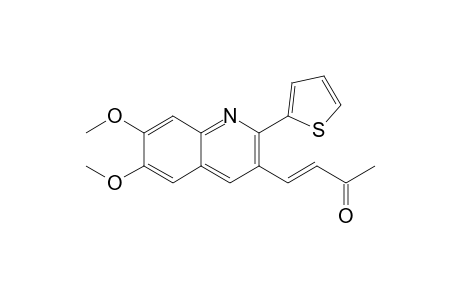 (3E)-4-[6,7-Dimethoxy-2-(2-thienyl)quinolin-3-yl]but-3-en-2-one