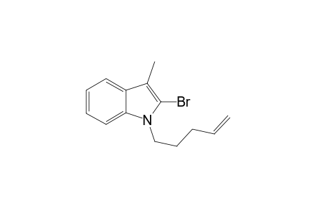 N-(Pent-4'-en)-2-bromo-3-methylindole